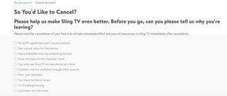 Sling Tv Cancellation Survey