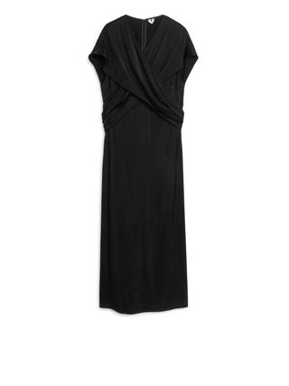 Drape Tie-Back Dress