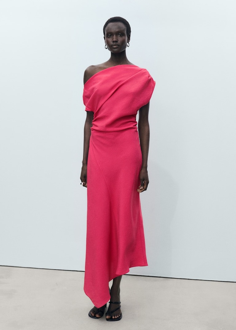 MANGO, Asymmetrical Modal Dress - Women | Mango Usa