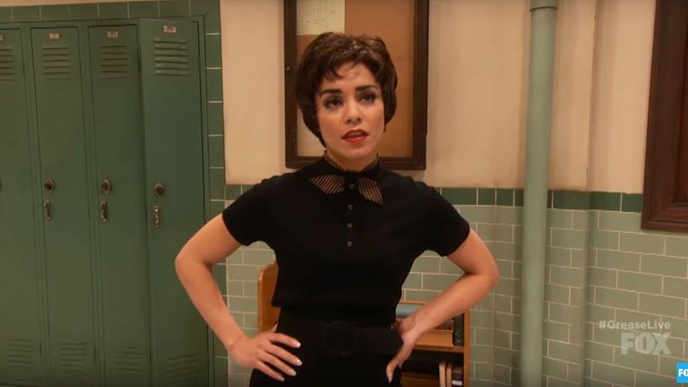 Vaness Hudgens as Rizzo in Grease