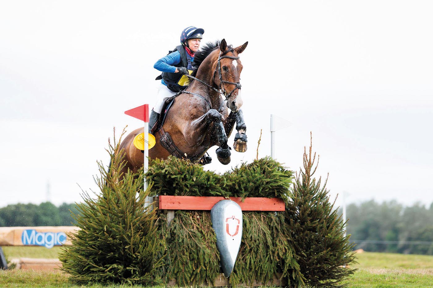 2XRMKK7 Catherine Hill of Great Britain with Oeps Van Het Weidehof during the CCI2*L crosscountry at the NAF Five Star International Hartpury Horse Trials on August 10, 2024, Hartpury, United Kingdom (Photo by Maxime David - MXIMD Pictures)