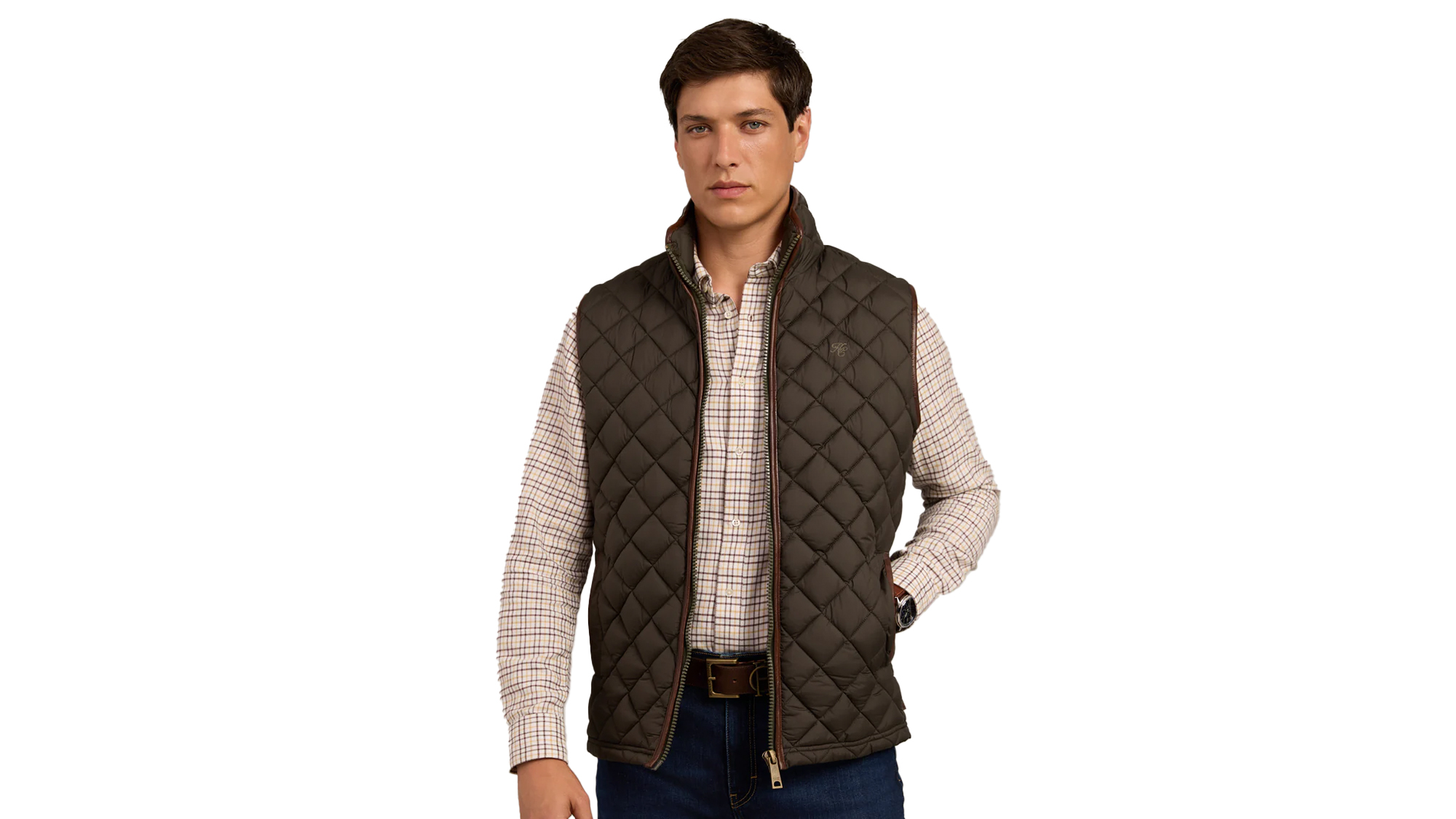 Holland Cooper Men&amp;rsquo;s Country Quilted Gilet