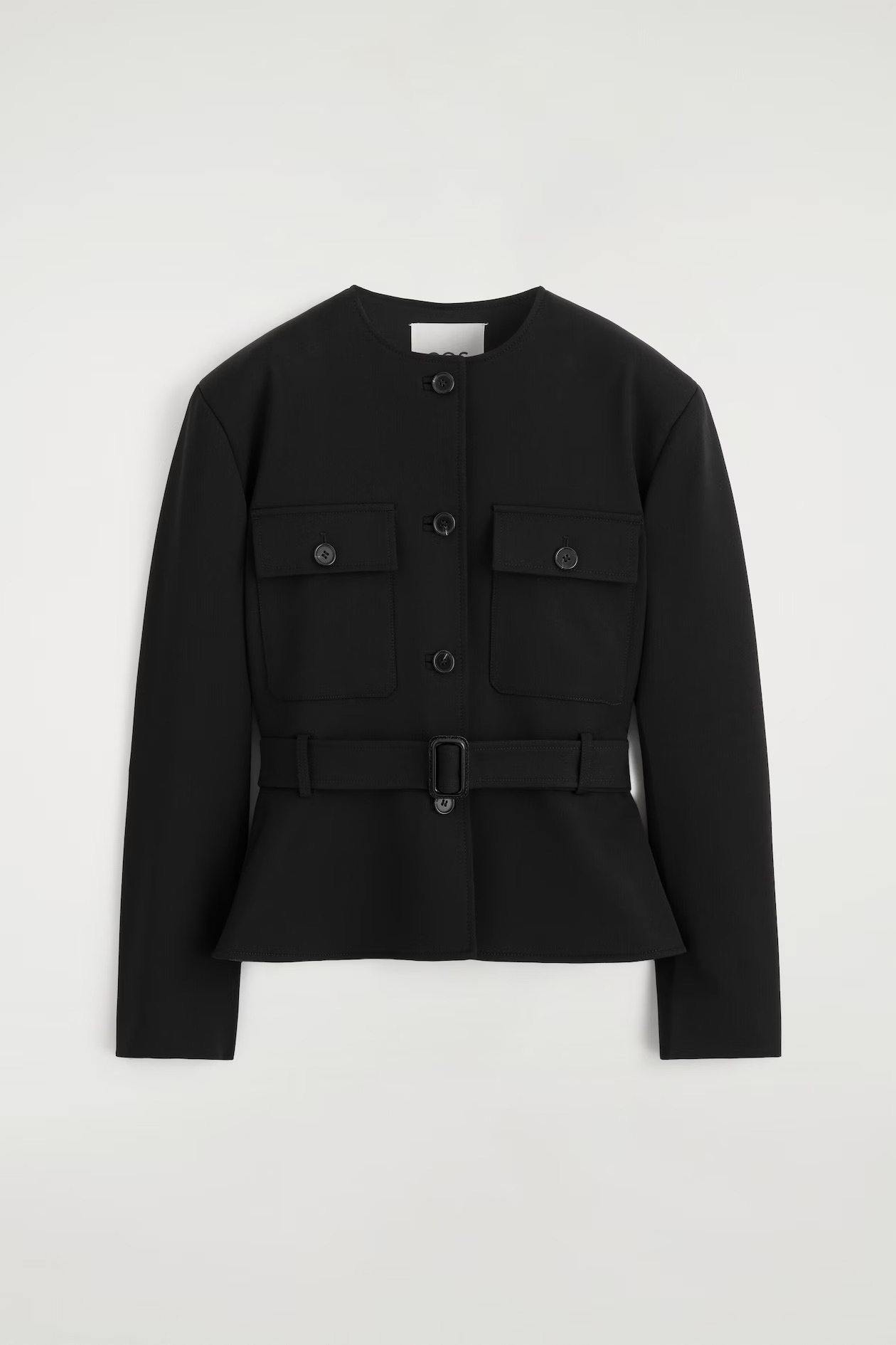COS, Belted Peplum Jacket