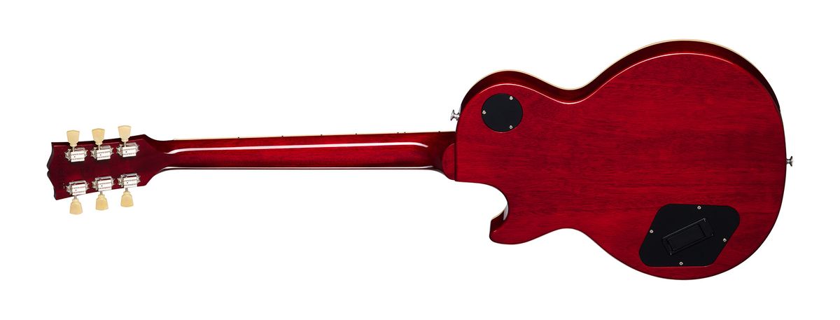 Gibson Warren Haynes Les Paul Standard: the Gov't Mule frontman's signature LP arrives in '60s Cherry, sans pickguard, and has cream-covered P-90 DC pickups.
