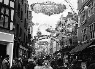 Carnaby Street in London taken on Ilford XP2 Super 35mm film