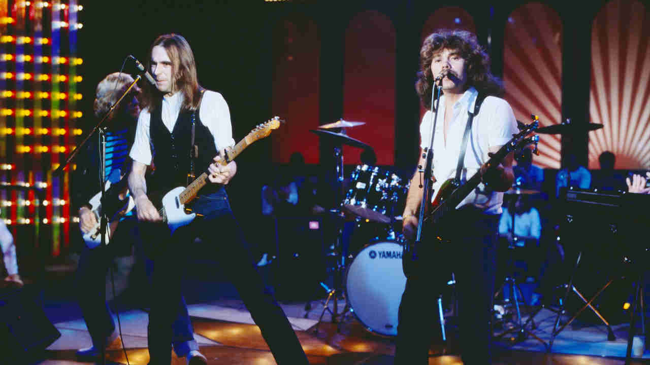 Status Quo performing live on TV in 1984