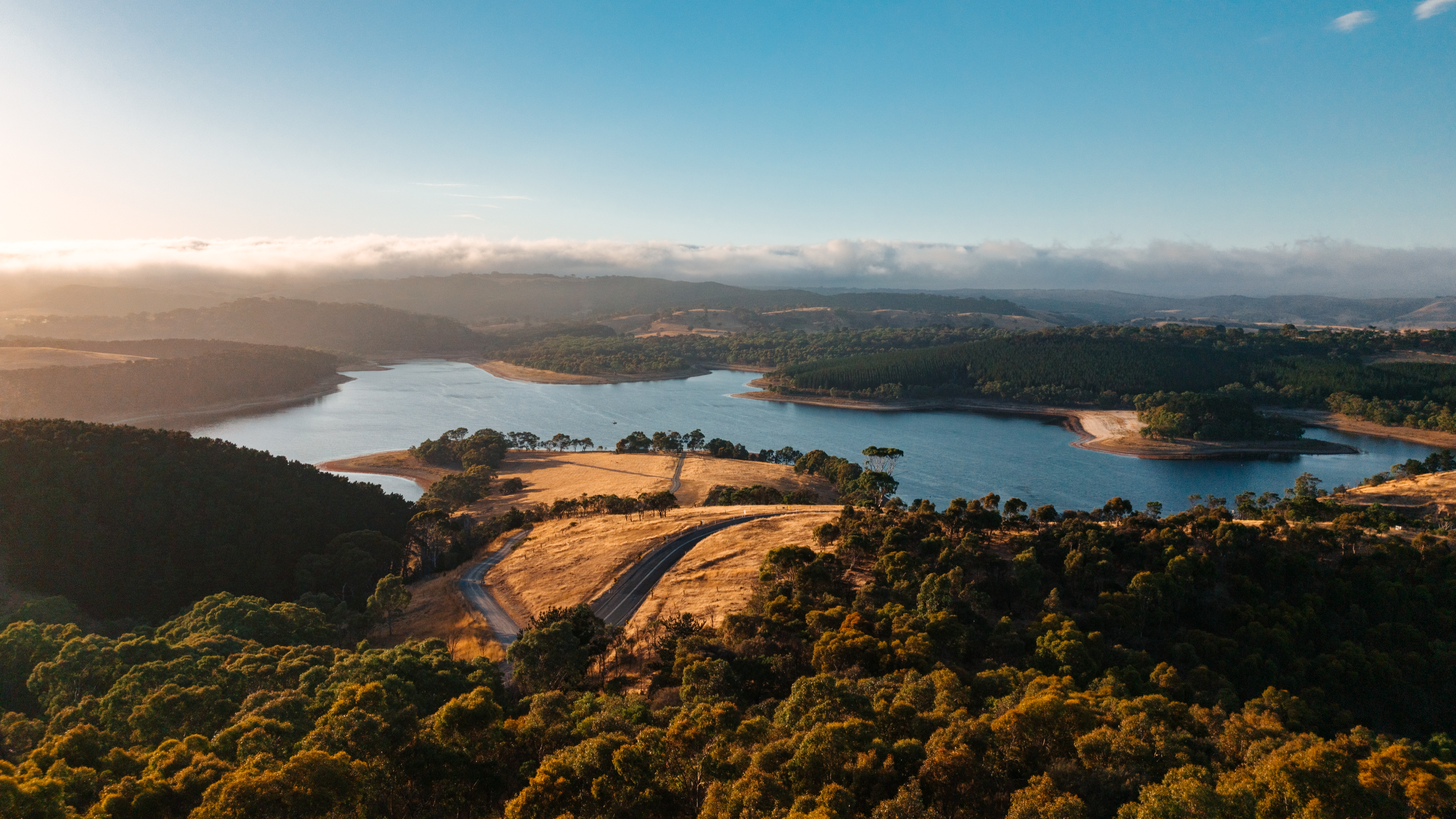 View of a lake shot with a DJI Lito X1