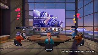 Microsoft's Metaverse Teams Meeting