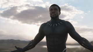 Chadwick Boseman as T'Challa in "Black Panther."