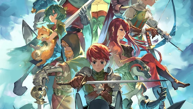 Keyart of the main characters from Chained Echoes