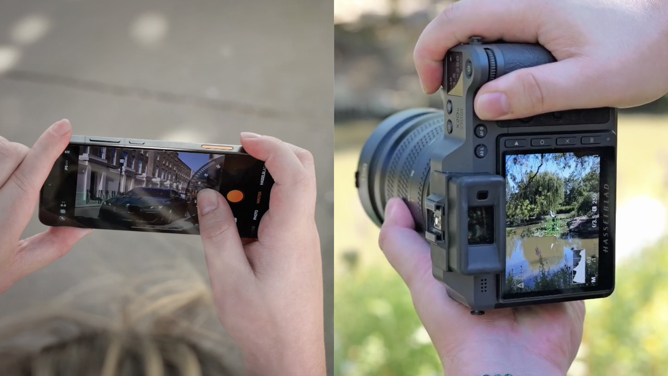 Shootout between the Oppo Find X9 Ultra and Hasselblad X2D II 100C