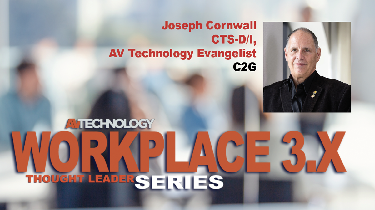 Joseph Cornwall, CTS-D/I, AV Technology Evangelist at C2G