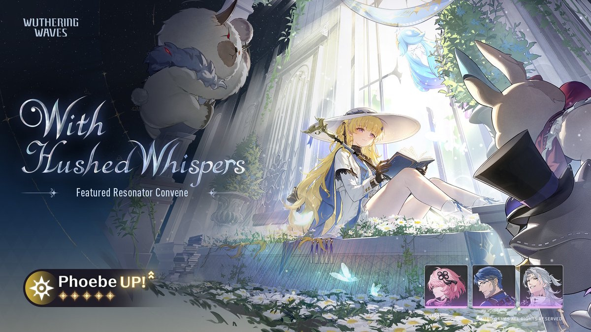 Wuthering Waves banners - Phoebe in version 2.8