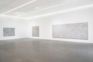 Installation view of 'Sam Gilliam: Existed Existing'