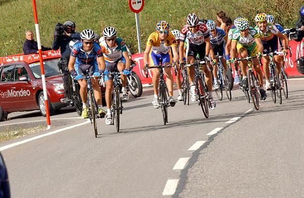 Michele Scarponi (Liberty Seguros) breaks the front group