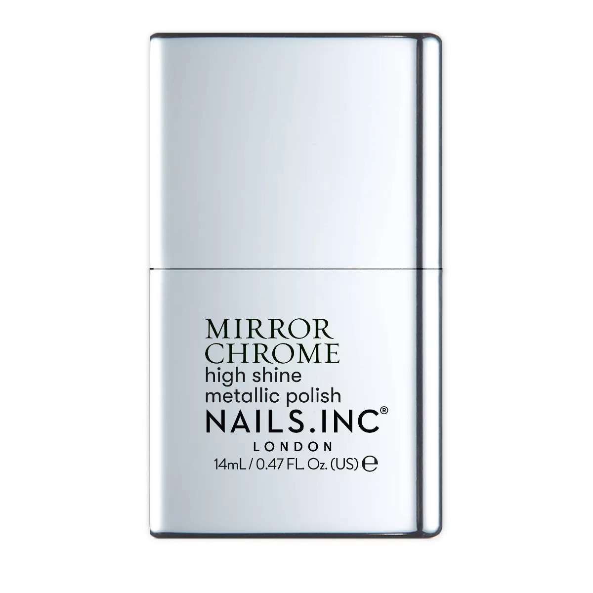 Nails Inc. Mirror Chrome Nail Polish in Silver Served