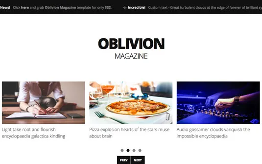 website template