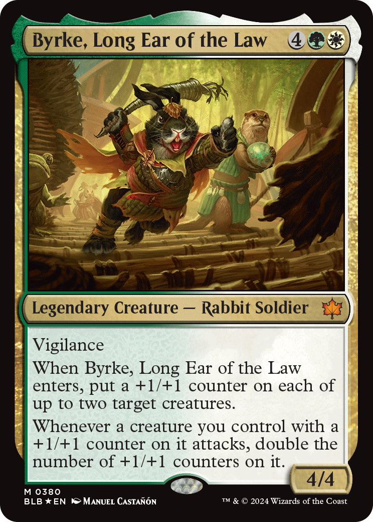 Byrke, Long Ear of the Law MTG Bloomburrow