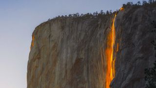 Horsetail Firefalls at Yosemite, shot by Dan Zafra