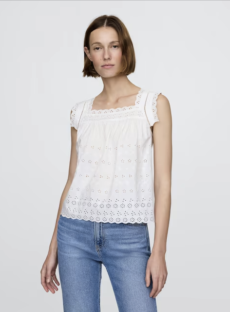 Gap x Doen pointelle vest