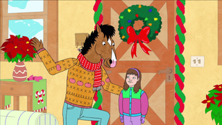 A still from BoJack Horseman: Sabrina’s Christmas Wish