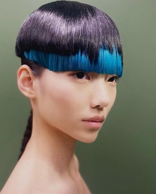 Hair for Loewe A/W24 by Guido Palau
