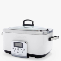 GreenPan Slow Cooker, 6L, Cloud Cream - View at John Lewis