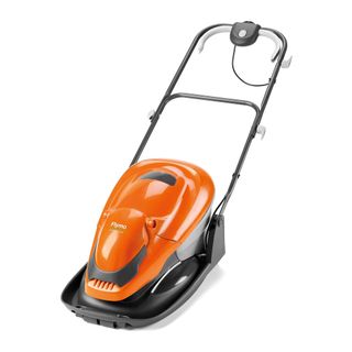 Flymo Easiglide 300v Electric Hover lawnmower on a white background