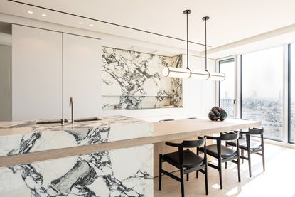 Marble kitchen by Dieter Vander Velpen