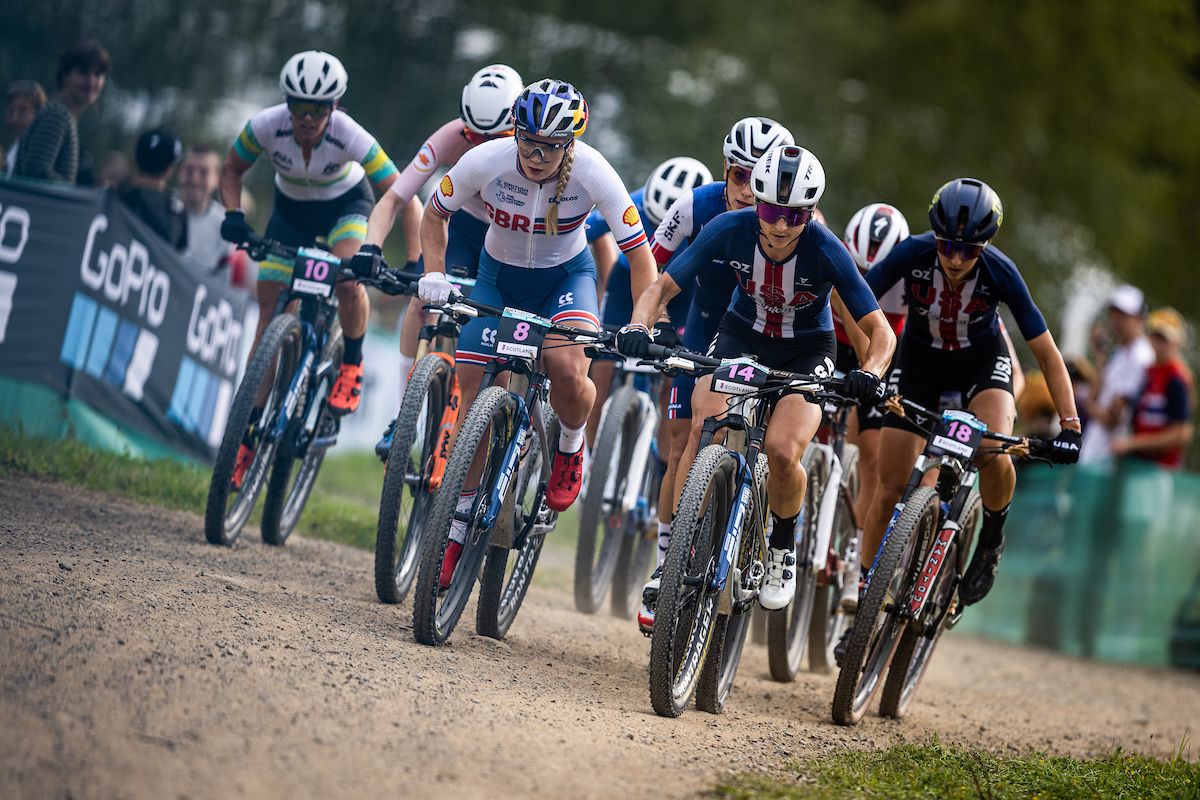 Picture by Michal CervenySWpixcom 10082023 Mountain Bike CrossCountry 2023 UCI Cycling World Championships Peebles Scotland XCC ShortTrack