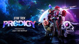 alien teenagers star in key promotional art for "Star Trek: Prodigy"