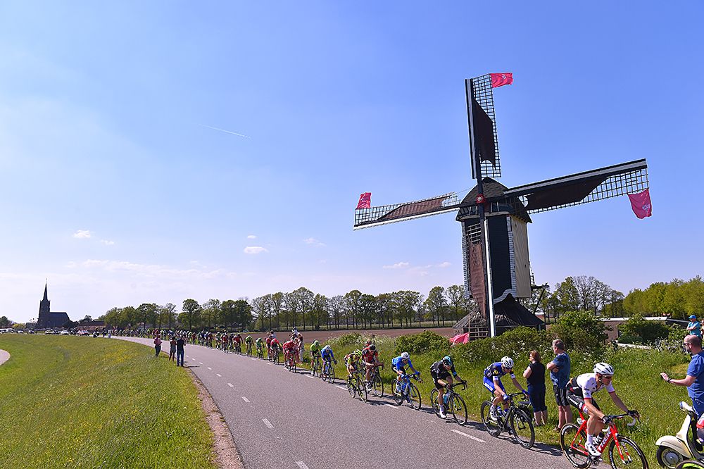 The windmills were pretty quite during stage 2 at the Giro d'Italia