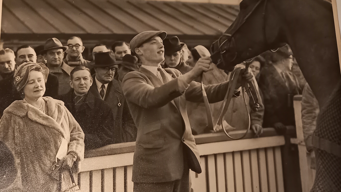 Equestrian correspondent Brian Giles, pictured in 1959, has died aged 81