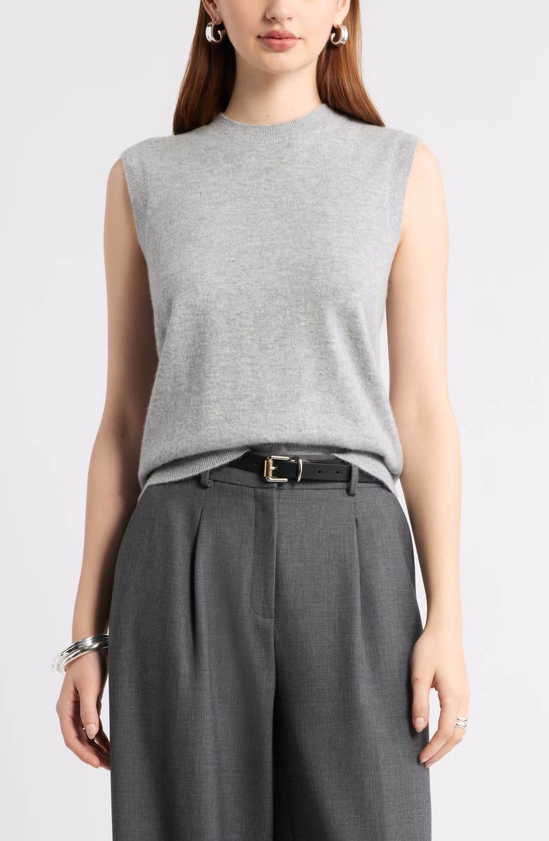 Sleeveless Cashmere Sweater
