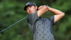 Wenyi Ding takes a shot at the Volvo China Open