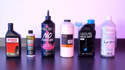 Best sealants: Image shows the six sealants we had on test