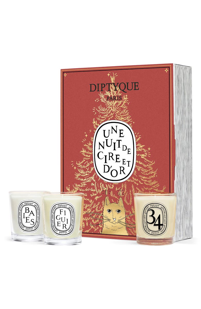 Set of 3 Miniature Candles - Holiday Edition