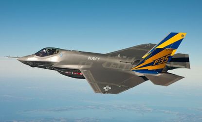 The F-35C, a variant of the F-35 Joint Strike Fighter.