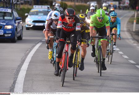 Greg Van Avermaet (BMC Racing) racing to defend his crown