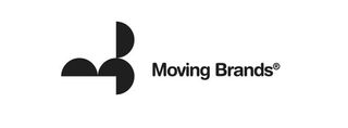 The Moving Brands logo makes inventive use of geometric shapes