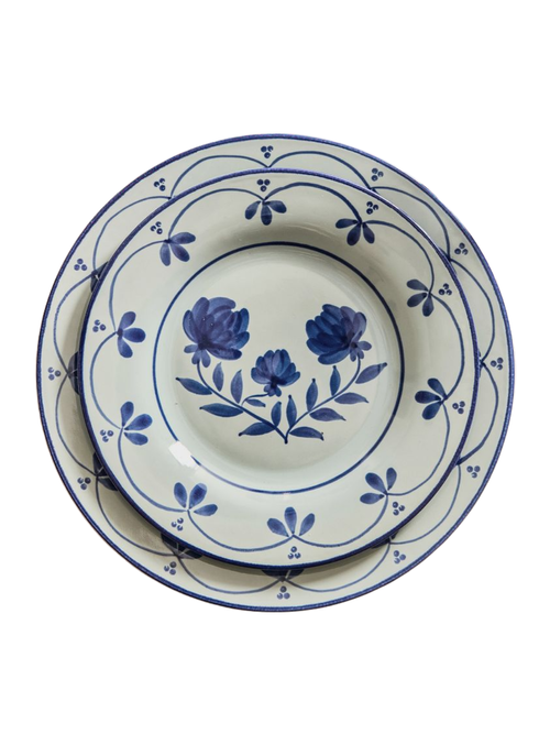 Farrah Floral Salad Plate, Set of 4