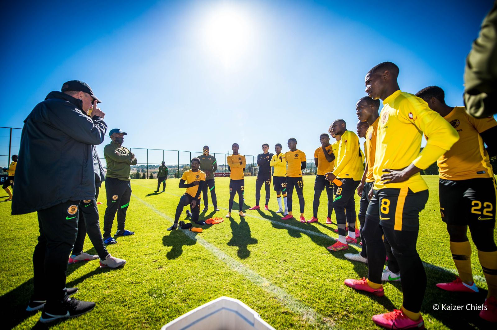 Kaizer Chiefs training session