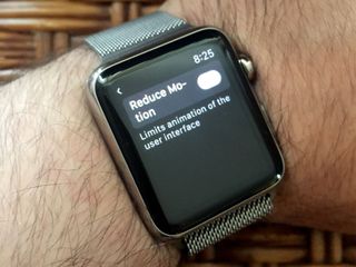 Reduce Motion on Apple Watch