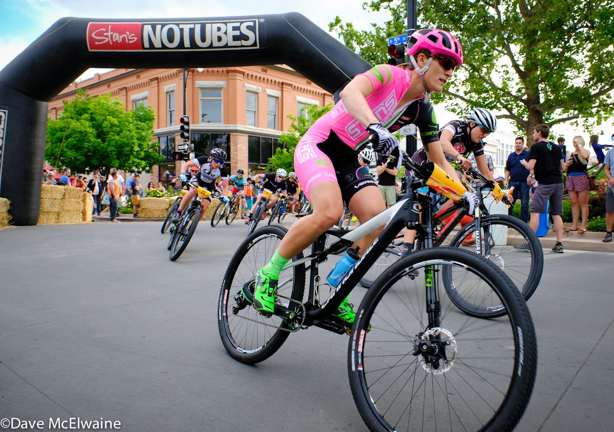 Mical Dyck (Stans NoTubes) riding to a top ten finish.