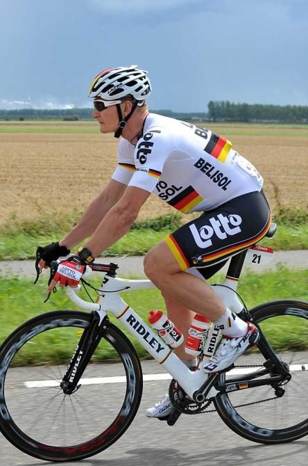 Andr&eacute; Greipel (Lotto Belisol) had no luck in the Eneco Tour opener