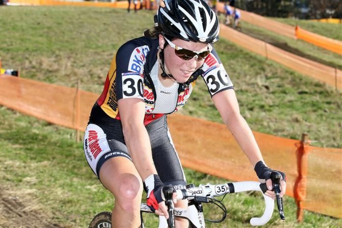 Belgian champion Sanne Cant (Enertherm-BKCP) would finish fifth at the World Cup 'cross race in Tabor