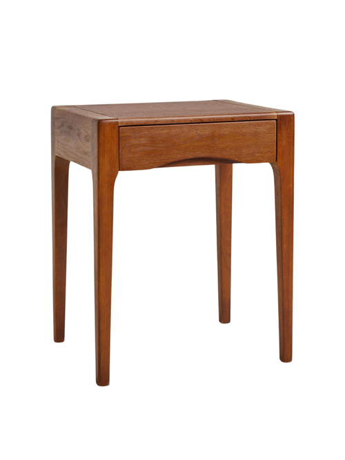 Oak Bedside Table With Drawer