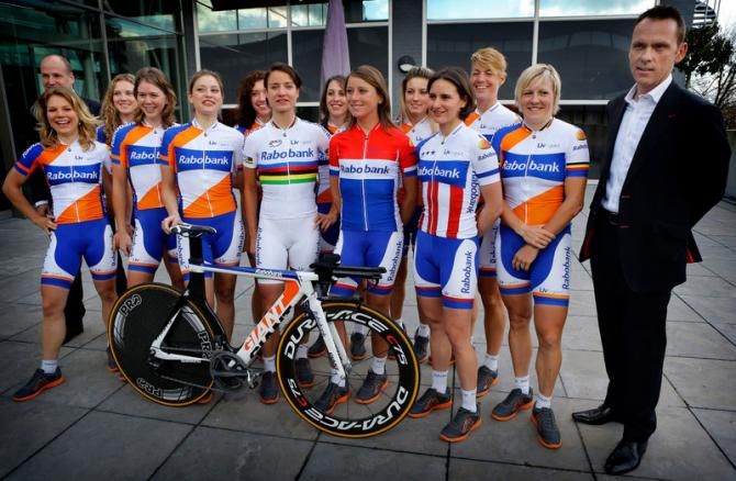 Marianne Vos and her Rabobank Liv/Giant women's team