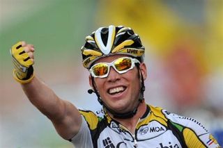 Mark Cavendish (Columbia-HTC) won stage 19, his fifth Tour victory this year and ninth in his career.