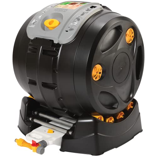 Hozelock - Easymix 2-In-1 Composter: Rotating Composter With 100 Litre Capacity. Mixing 3x Faster Than Standard Composters (8 Weeks), Compost Juice Collection Container [4001 0000]